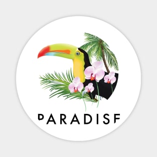 Paradise travel logo Magnet